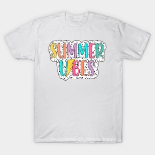 Summer Vibes Dalmatian Dots Family Trips Summer Vacation T-Shirt